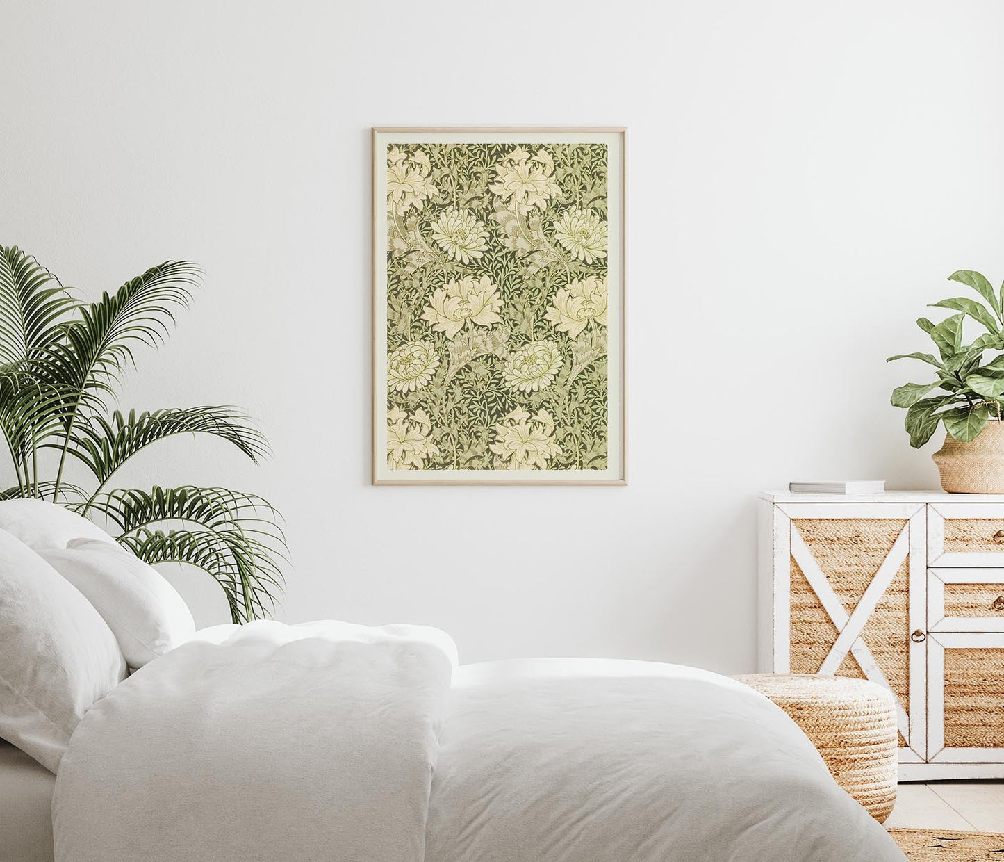 William Morris Chrysanthemum Pattern Poster