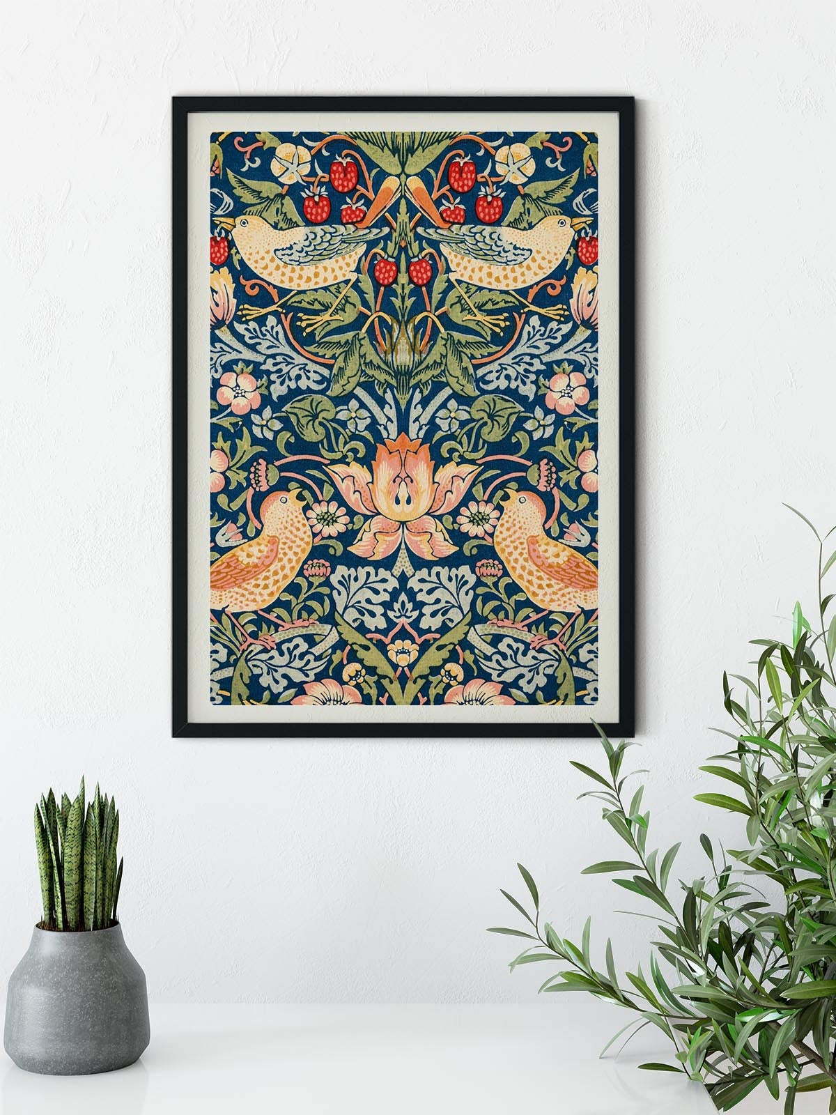 William Morris The Strawberry Thieves Pattern Poster