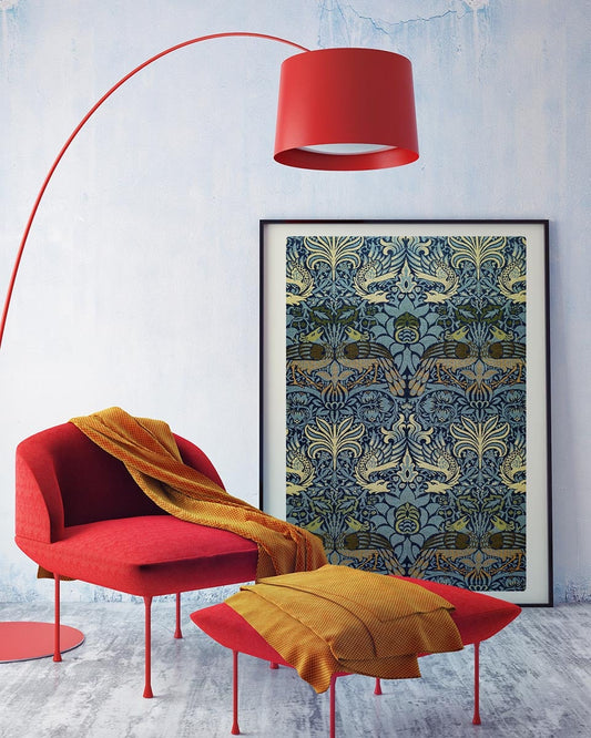 William Morris Peacock and Dragon I Poster