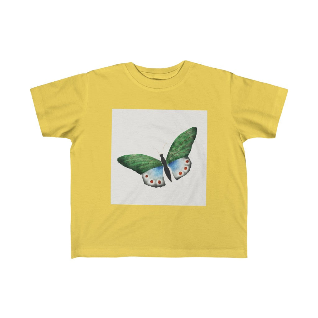 Vintage Butterfly Print - Green Butterfly