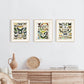 Adolphe Millot Butterfly Poster - Set of 3