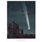 Celestial fine art print | Falling comet at night | Modern Vintage decor | Eco-friendly gift
