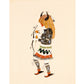 Vintage Awa Tsireh art print | Pueblo Indian Buffalo dance | Native American painting | Tribal wall art | Giclée eco-friendly gift