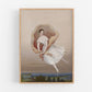 Vintage dancer in the sky | French ballet Giclée fine art print | 19th century dance costume | Modern Vintage decor | Eco-friendly gift