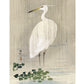 Vintage egret fine art print | Bird in grey rain | Japanese art | Art nouveau animal woodcut | Ohara Koson | Animal wall art