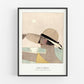 Vintage French fashion | Seaside resort dress & hat | 1920's fashion plate | Art deco style art | Giclée fine art print | Eco-friendly gift