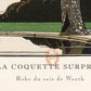 Vintage French fashion | the Surprised Flirt | 1920's fashion plate | Art deco style art | Giclée fine art print | Eco-friendly gift
