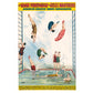 Vintage French diving advertisement | Circus of the sea | Bathroom, kids, game room wall art | Modern vintage décor | Eco-friendly gift