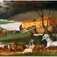 Vintage Noah's Ark art | Edward Hicks painting | 19th century animal art | Biblical story | Modern vintage décor | Eco-friendly gift