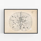Vintage cell drawing No. 1 | Santiago Ramón y Cajal | Mouse spinal cord | Antique anatomical art | Neuroscience & Biology art | Spanish artist