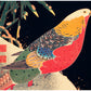 Colorful bird print | Golden pheasant in the snow | Ito Jakuchu | Vintage natural History print | Animal wall art | Modern vintage décor
