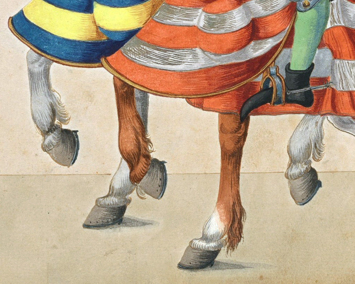 Antique Knight art print | Medieval armor | Renaissance art |  Tournament & parades Nuremberg | 16th century art | Modern vintage décor