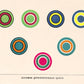 Vintage Russian color chart | Color wheel art print | Primary colors wall art | Antique design &  color theory | Modern vintage décor