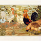 Art nouveau chicken | L'animal dans la Décoration | Farm animal print | Natural History art | Modern vintage décor | Eco-friendly gift