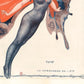 Vintage French fashion plate | Woman as a butterfly | Chéri Hérouard 1920's art | Art nouveau wall art | Metamorphosis illustration