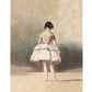 Vintage dancer print | Pet of the ballet | Ballet wall art | 19th century dance costume | Ballet fashion plate | Modern Vintage decor