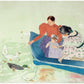 Women feeding ducks | Vintage Grandmother, mother, daughter art print | Mary Cassatt | People portrait wall art | Female artist