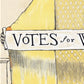 Votes for Women vintage print | Suffragette movement| Art nouveau wall decor | Historical political painting | Feminism in art