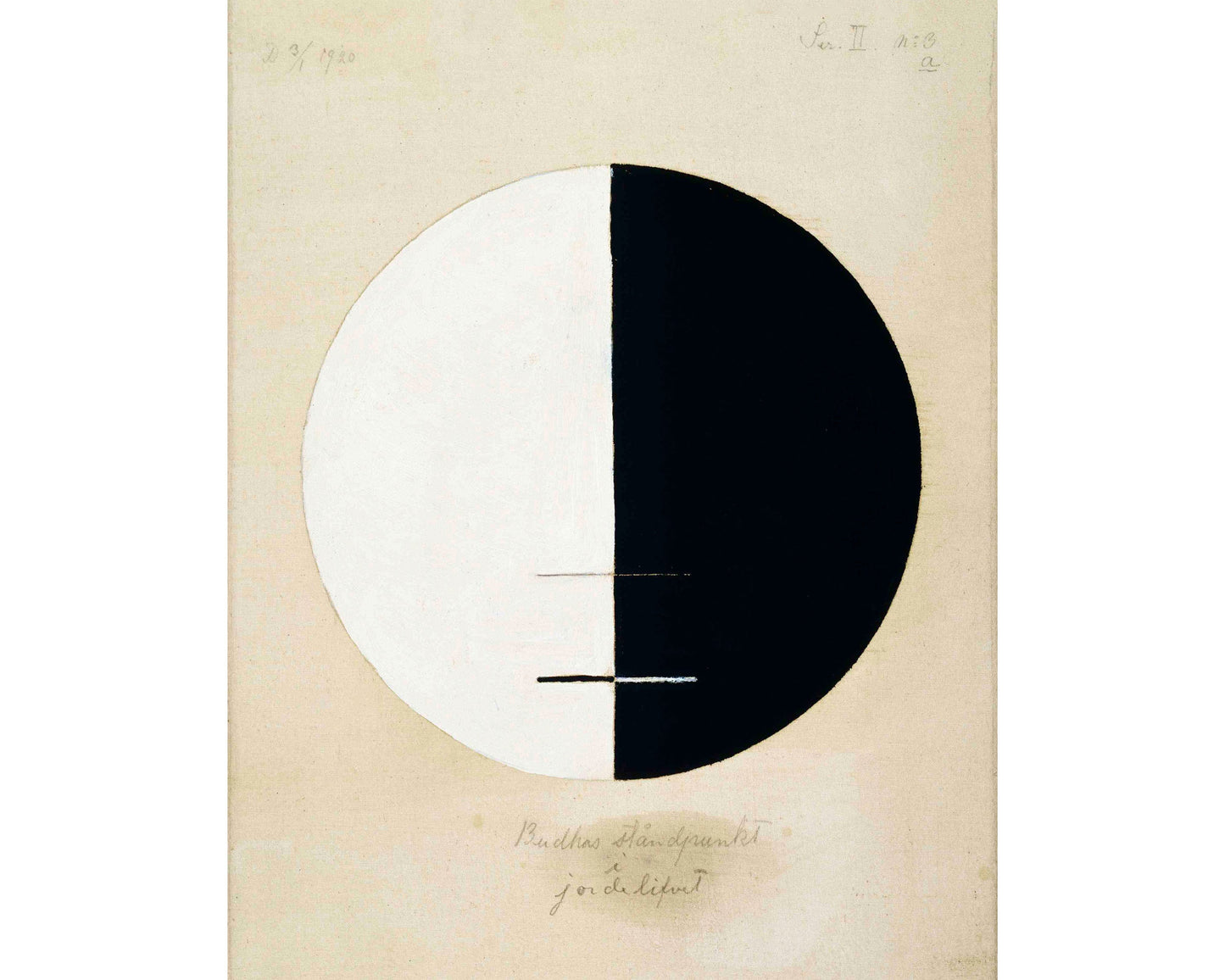 Vintage Hilma af Klint abstract art | Buddha's Standpoint in the Earthly Life | Feminist art | Minimalist wall art