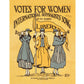 Votes for Women vintage print | Suffragette movement song sheet | Art nouveau wall decor | Historical political painting | Feminism in art