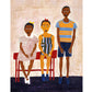 Three Little Children by William H. Johnson