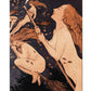Flying witches | Vintage nude women print | Happy witch wall art | Dark art | Halloween decor | Adolf Munzer | German artist