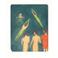 Vintage swimming fine art | Boys bathing | Edvard Munch | Cabin, lake, bathroom wall décor | Modern vintage | Eco-friendly gift