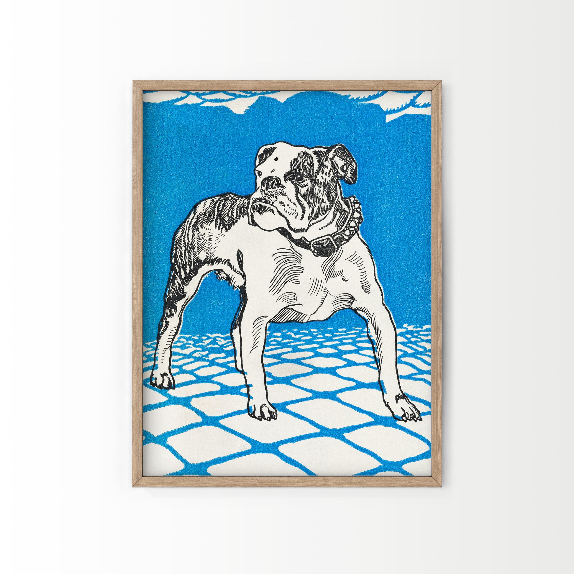 Blue Bulldog by Moritz Jung