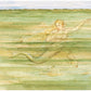 Vintage Mermaid fine art print | Mermaid watercolor painting | Fantasy wall art | Vintage cabin, lake, bathroom decor