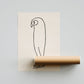 Picasso - Owl, Exhibition Vintage Line Art Poster, Minimalist Line Drawing, Ideal Home Decor or Gift Print