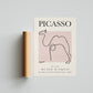 Picasso - Camel, Exhibition Vintage Line Art Poster, Minimalist Line Drawing, Ideal Home Decor or Gift Print