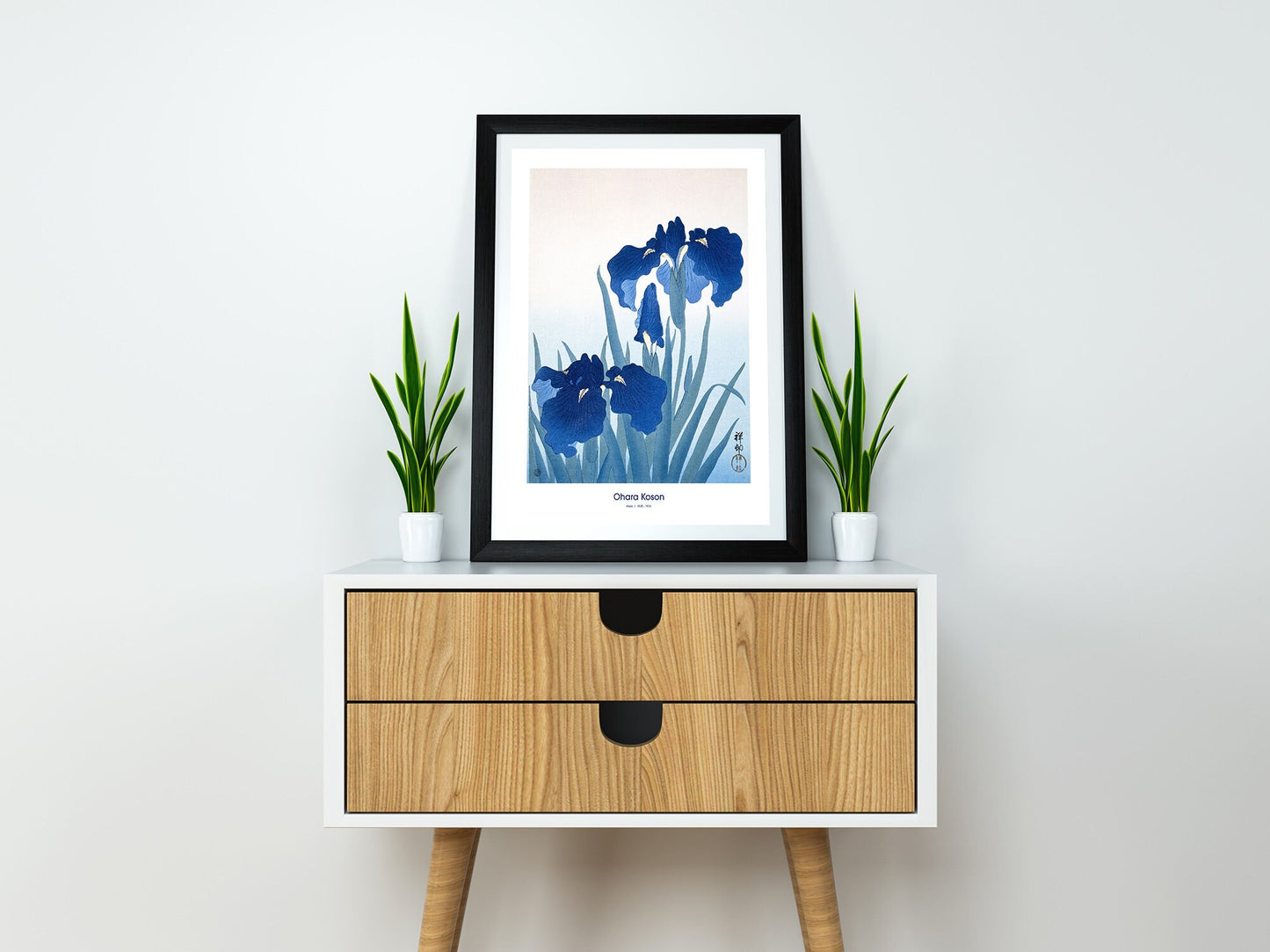 Ohara Koson - Iris Flowers Japanese Art Print Home Décor Wall Art Poster