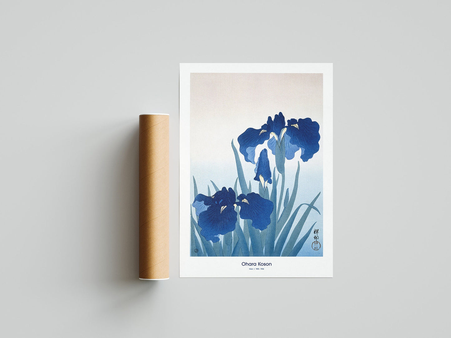 Ohara Koson - Iris Flowers Japanese Art Print Home Décor Wall Art Poster