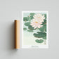 Ohara Koson - Water Lily Japanese Art Print Home Décor Wall Art
