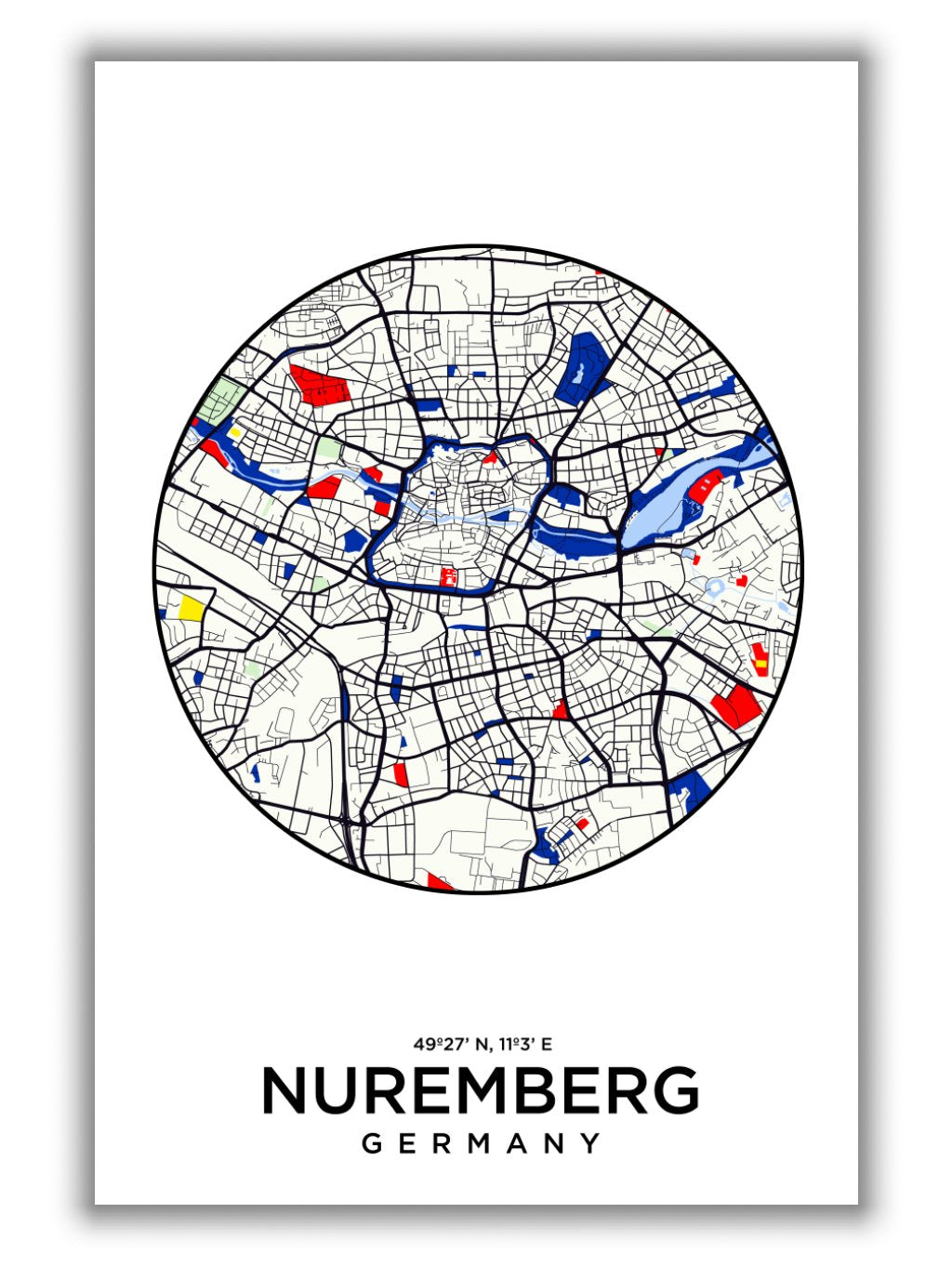 Map of Nuremberg