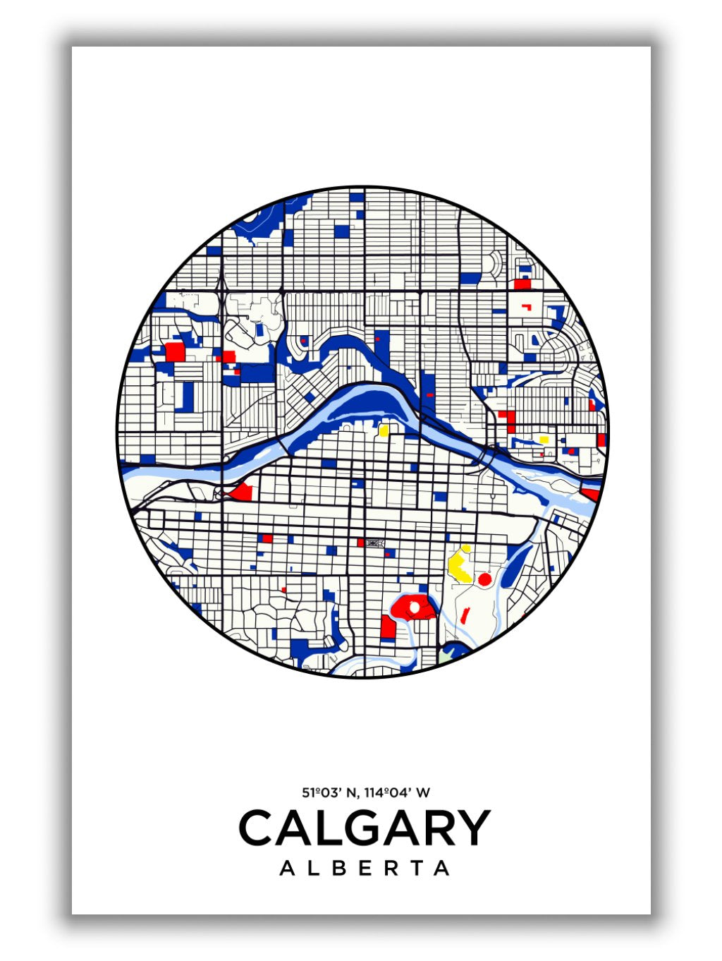 Map of Calgary