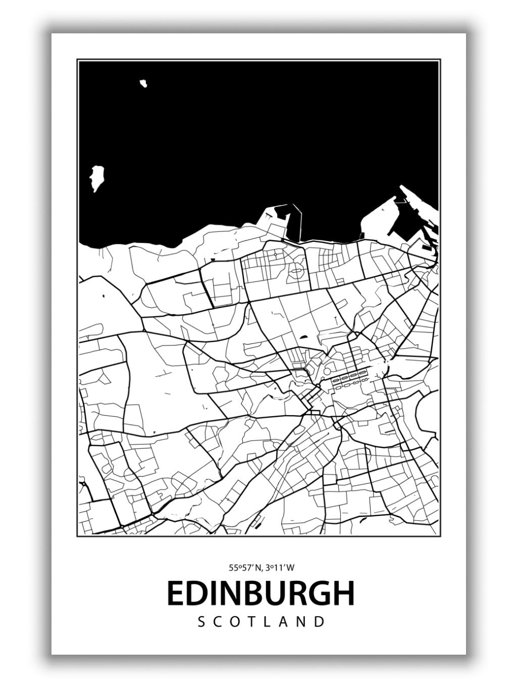 Map of Edinburgh 1