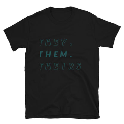 Non-binary - They/Them/Theirs Pronouns T-shirt 2