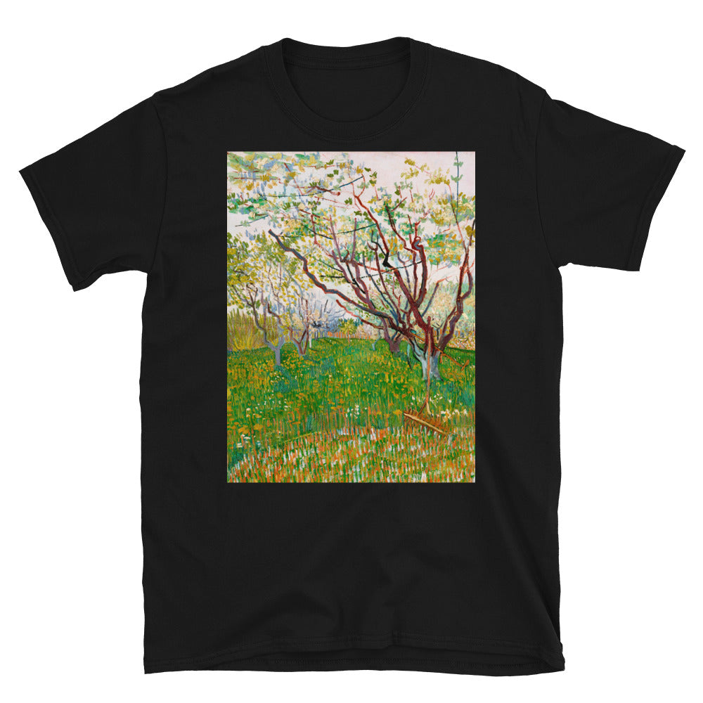 the flowering orchard 1888 by vincent van gogh T-shirt