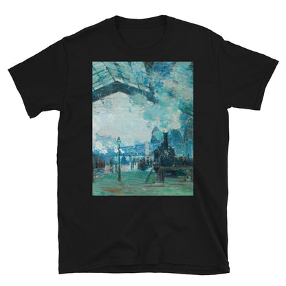 Interior of Train Station by Claude Monet T-shirt