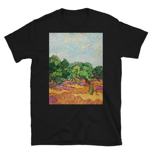 olive trees 1889 by vincent van gogh T-shirt