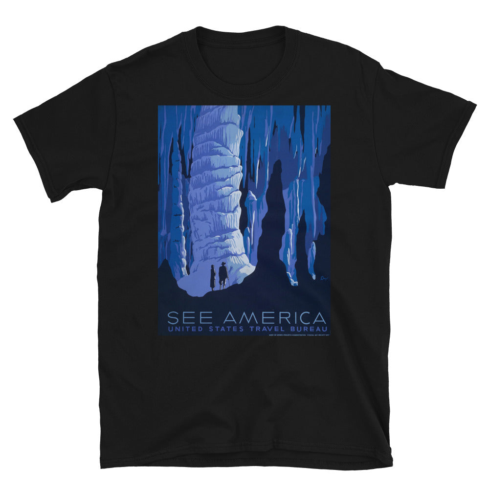 See America - Blue Caves T-shirt