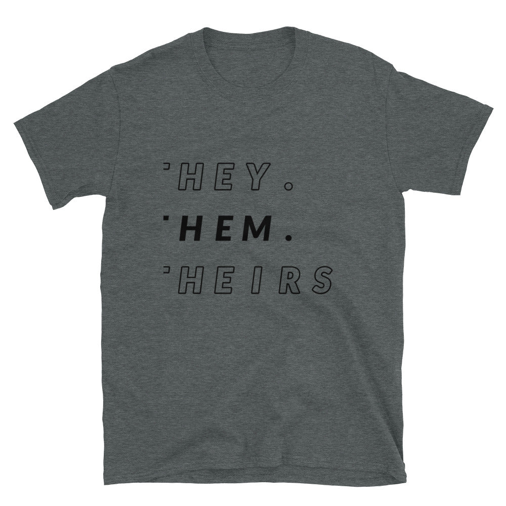 Non-binary - They/Them/Theirs Pronouns T-shirt 4