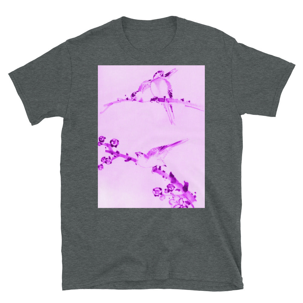 Japanese love birds T-shirt