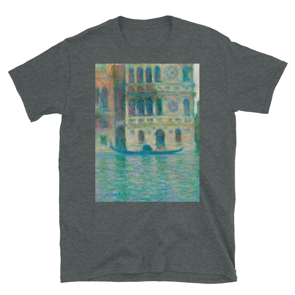 Palazzo Contarini by Claude monet T-shirt