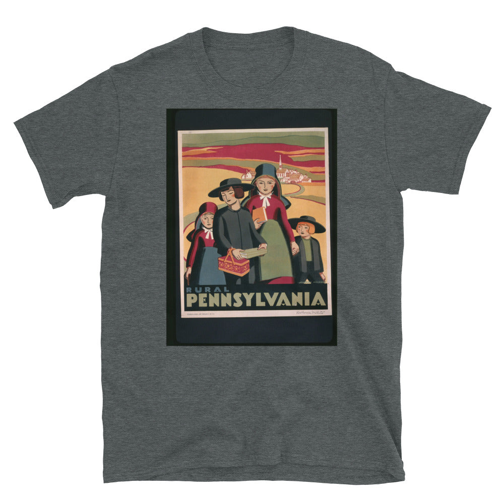 Pennsylvania Dutch - Rural Pennsylvania - Vintage Tour T-shirt