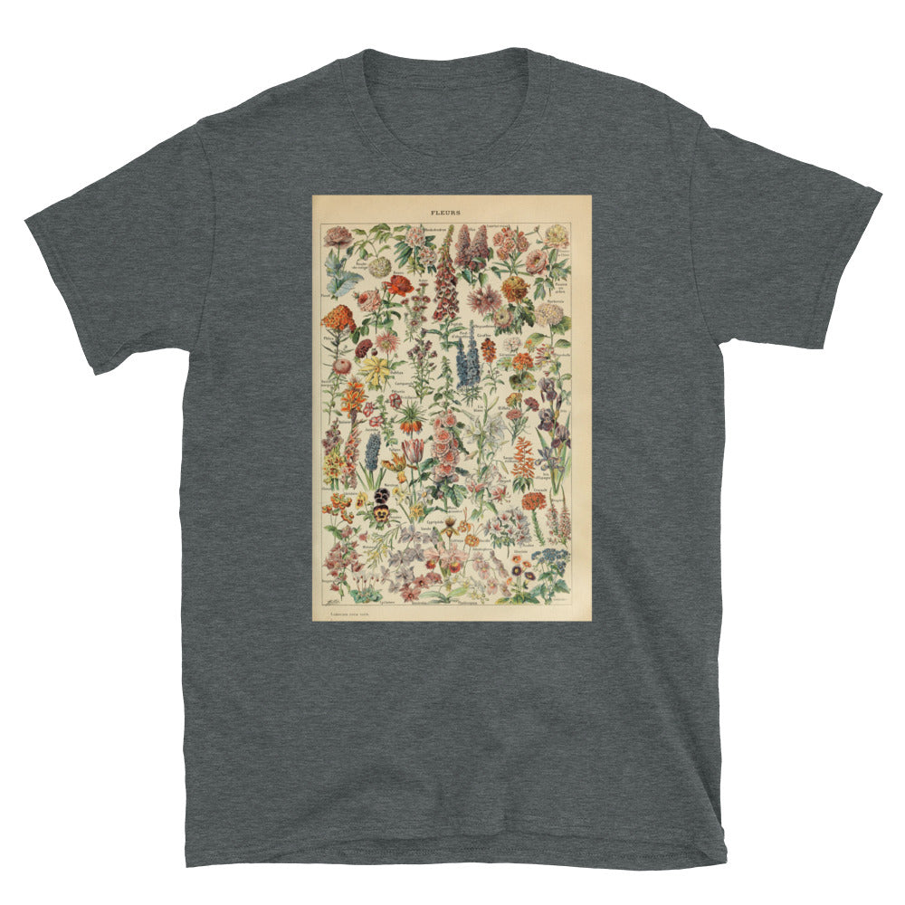 Vintage Flower Print - Adolphe Millot Fleurs Pour Tous T-shirt