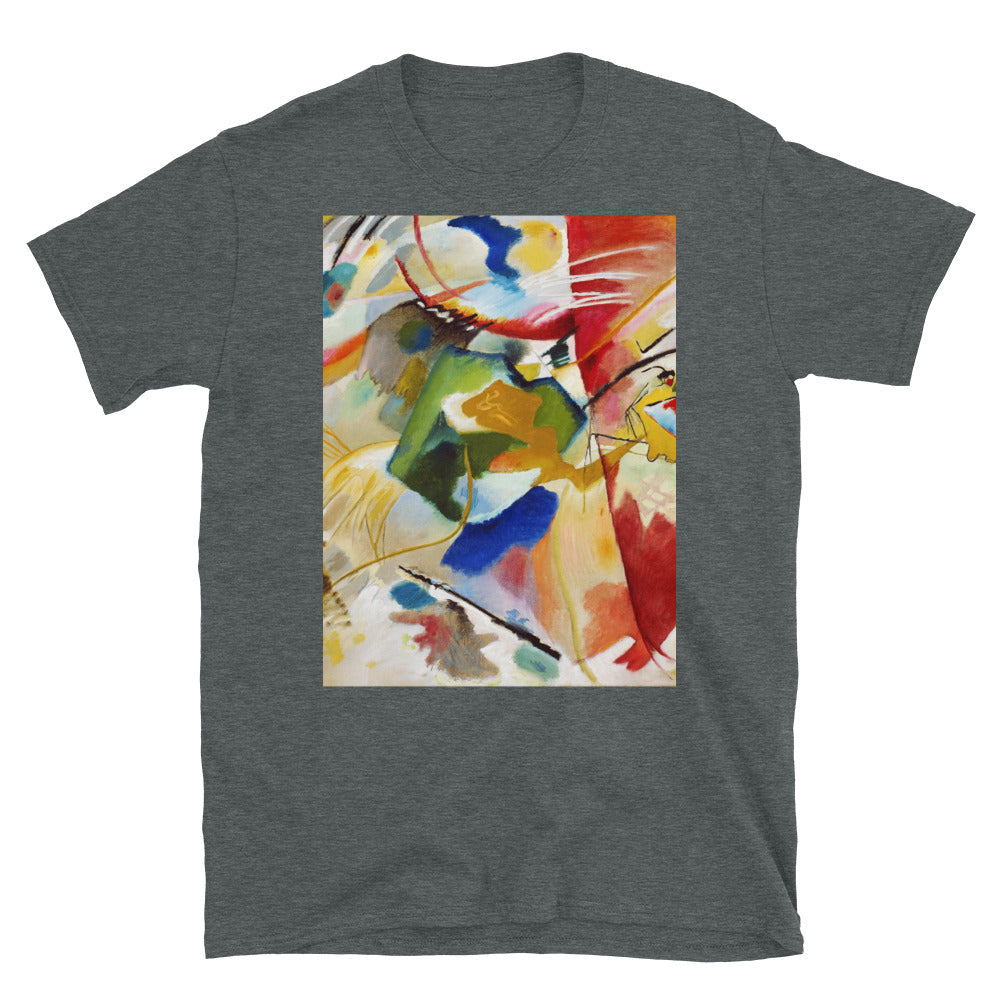 Abstract Kandinsky  - Painting with Green Center T-shirt