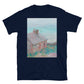Impressionist Painting of House by the Sea by Claude Monet T-shirt