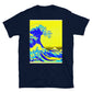 The Great Wave Remix in Lemon T-shirt